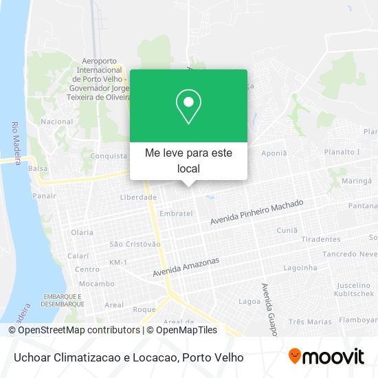 Uchoar Climatizacao e Locacao mapa