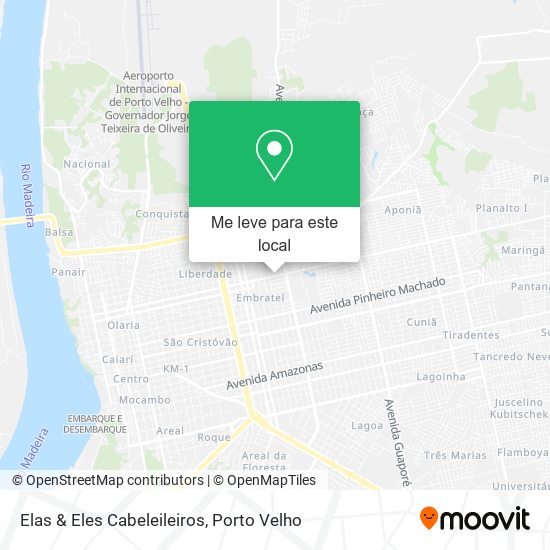 Elas & Eles Cabeleileiros mapa