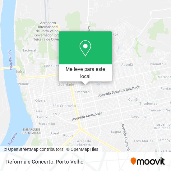 Reforma e Concerto mapa