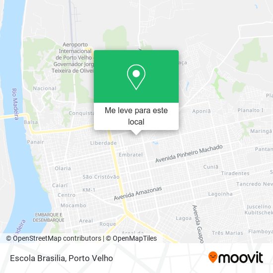 Escola Brasilia mapa