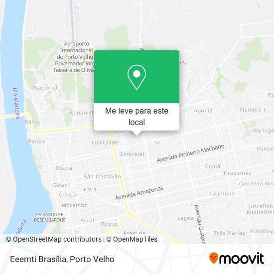 Eeemti Brasília mapa