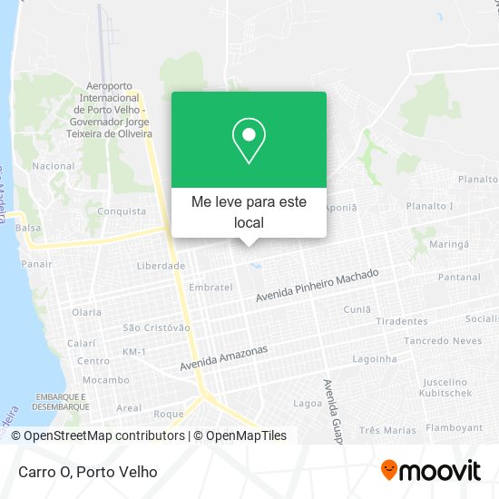Carro O mapa