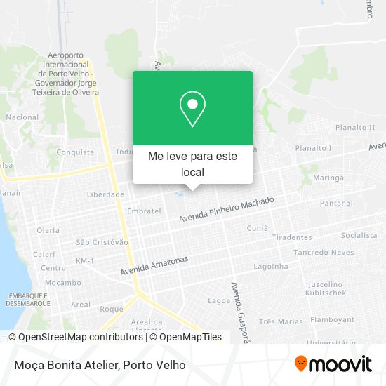 Moça Bonita Atelier mapa