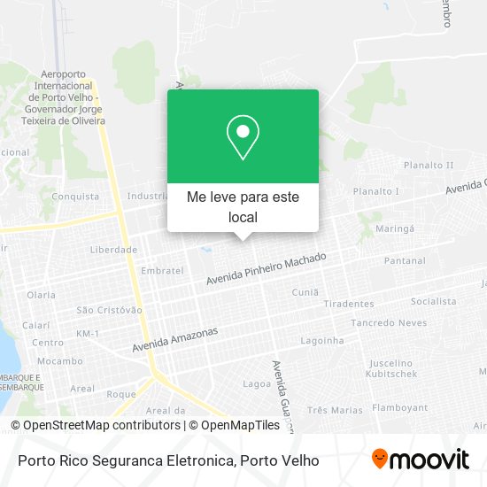 Porto Rico Seguranca Eletronica mapa