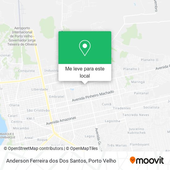 Anderson Ferreira dos Dos Santos mapa