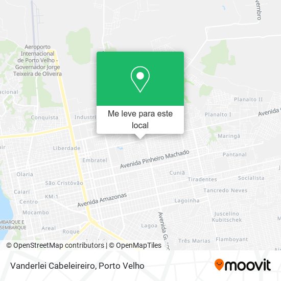 Vanderlei Cabeleireiro mapa