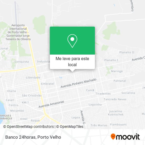 Banco 24horas mapa
