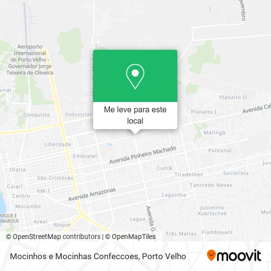 Mocinhos e Mocinhas Confeccoes mapa