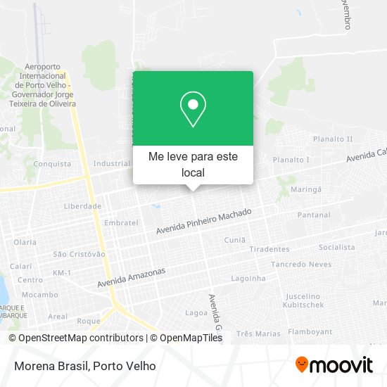 Morena Brasil mapa