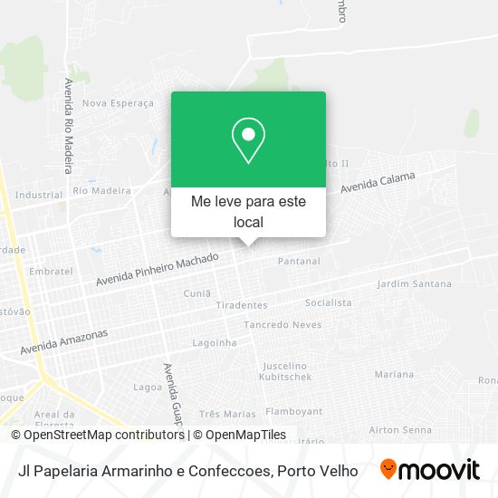 Jl Papelaria Armarinho e Confeccoes mapa