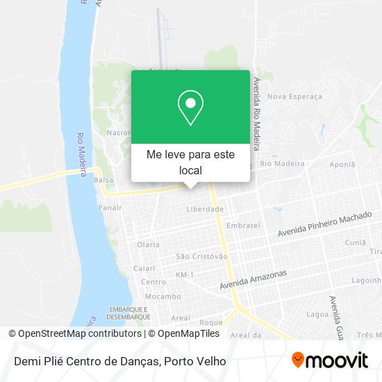 Demi Plié Centro de Danças mapa