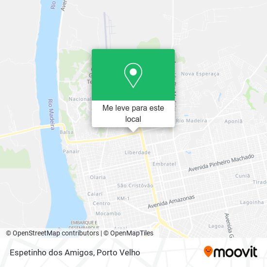 Espetinho dos Amigos mapa