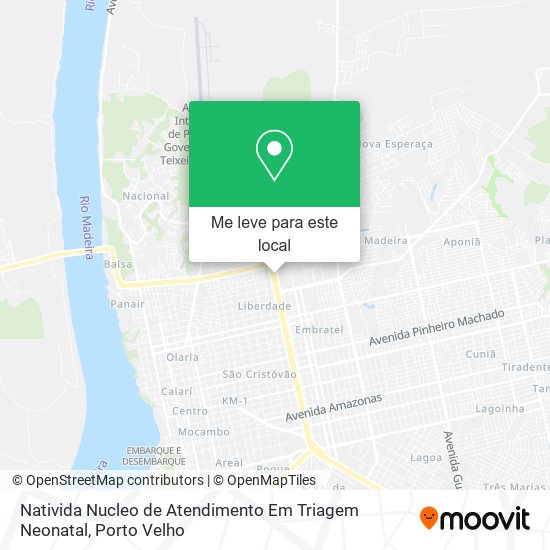Nativida Nucleo de Atendimento Em Triagem Neonatal mapa