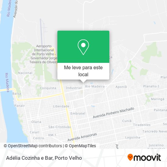 Adélia Cozinha e Bar mapa