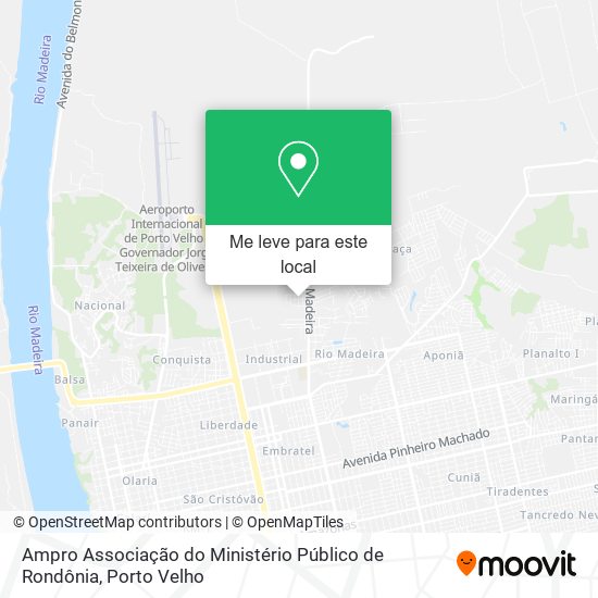 Ampro Associação do Ministério Público de Rondônia mapa