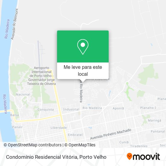 Condomínio Residencial Vitória mapa