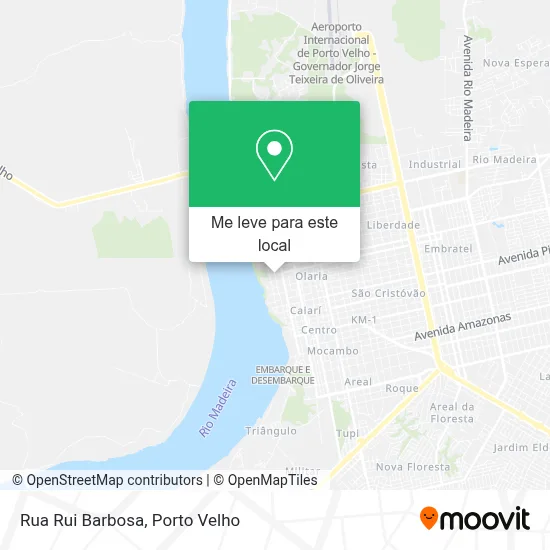 Rua Rui Barbosa mapa