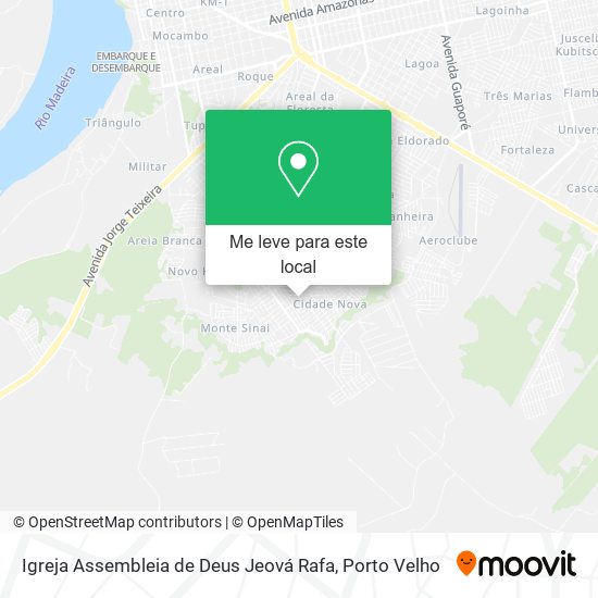 Igreja Assembleia de Deus Jeová Rafa mapa