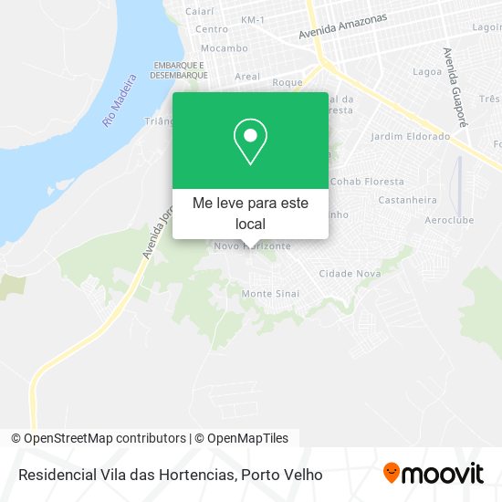 Residencial Vila das Hortencias mapa