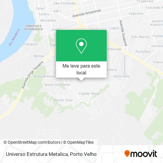 Universo Estrutura Metalica mapa