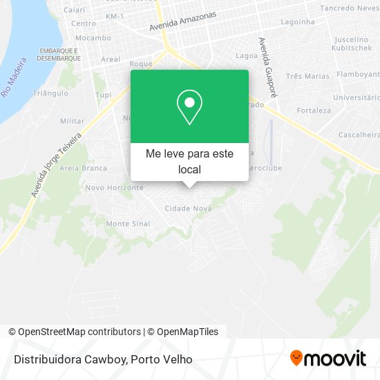 Distribuidora Cawboy mapa