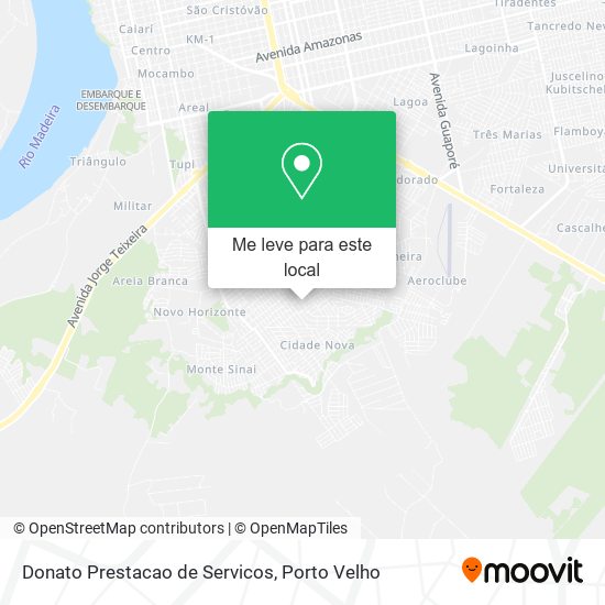 Donato Prestacao de Servicos mapa