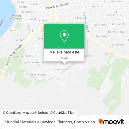 Mundial Materiais e Servicos Eletricos mapa