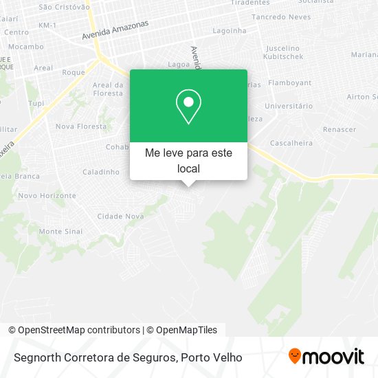 Segnorth Corretora de Seguros mapa