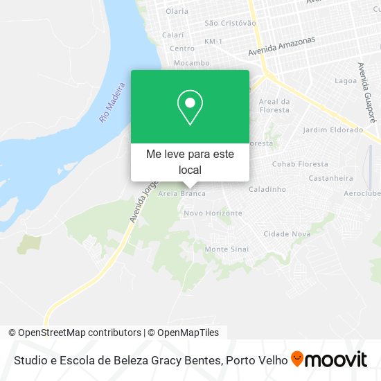 Studio e Escola de Beleza Gracy Bentes mapa