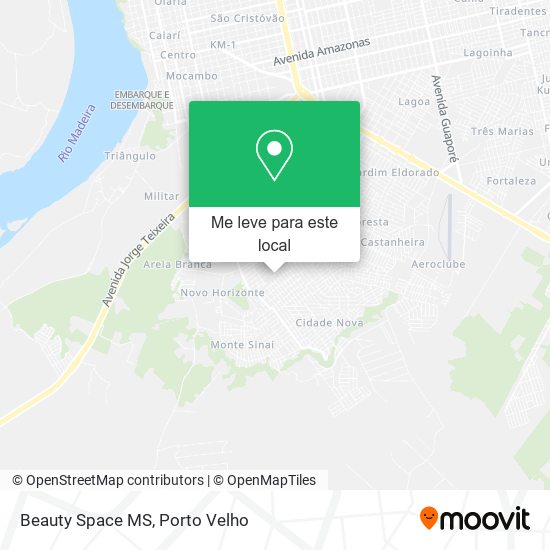 Beauty Space MS mapa