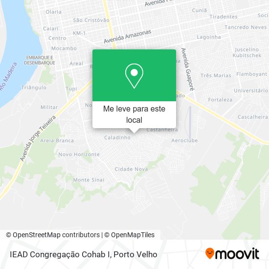 IEAD Congregação Cohab I mapa
