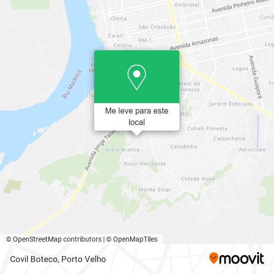 Covil Boteco mapa