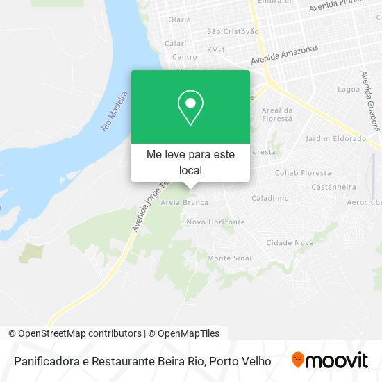 Panificadora e Restaurante Beira Rio mapa