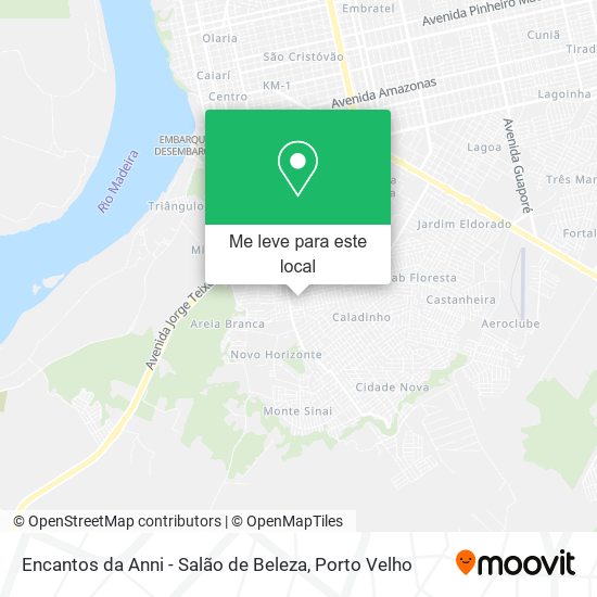 Encantos da Anni - Salão de Beleza mapa