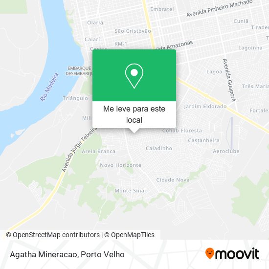 Agatha Mineracao mapa