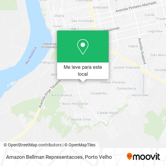 Amazon Bellman Representacoes mapa