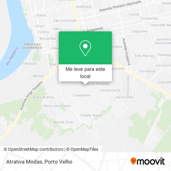 Atrativa Modas mapa