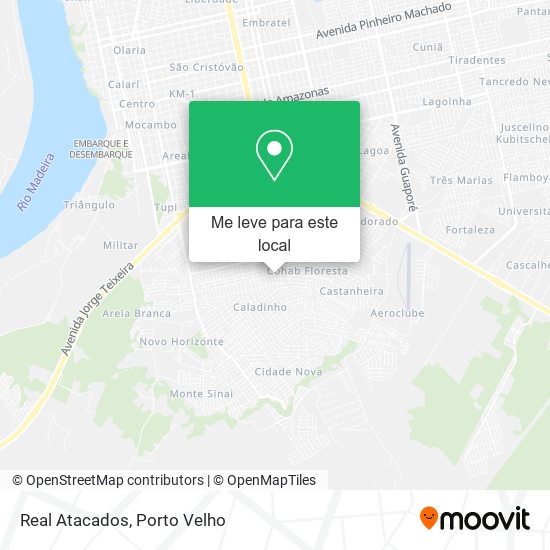 Real Atacados mapa