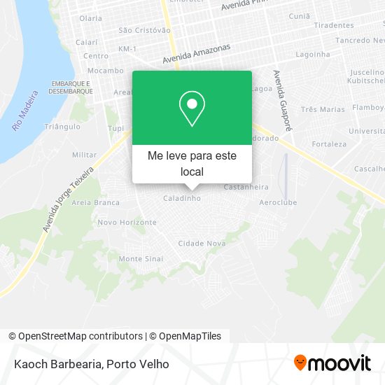 Kaoch Barbearia mapa