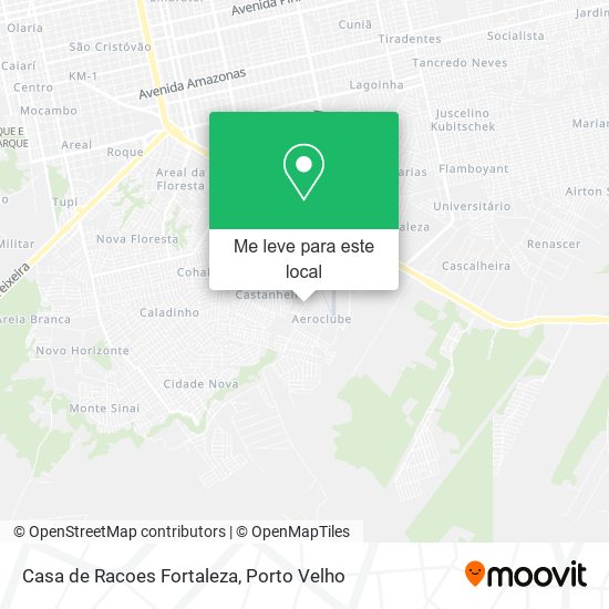 Casa de Racoes Fortaleza mapa