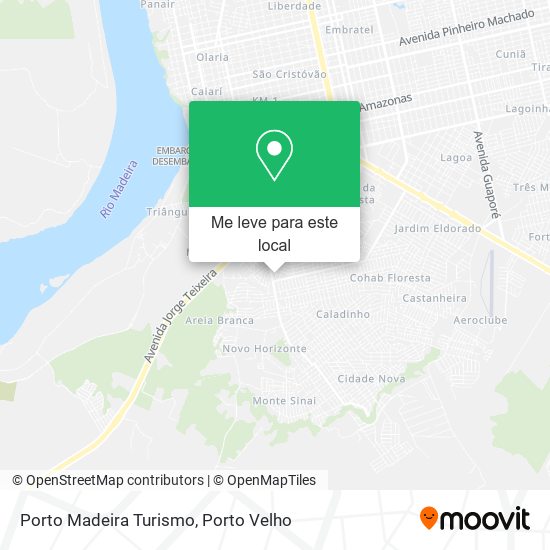 Porto Madeira Turismo mapa