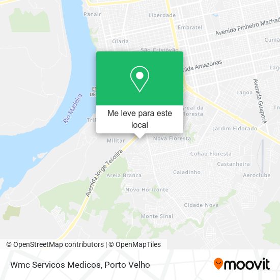 Wmc Servicos Medicos mapa