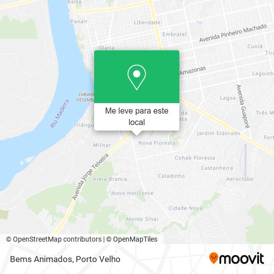 Bems Animados mapa