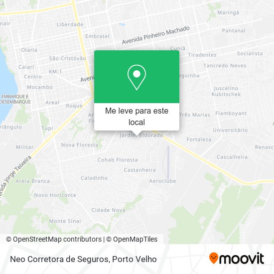 Neo Corretora de Seguros mapa