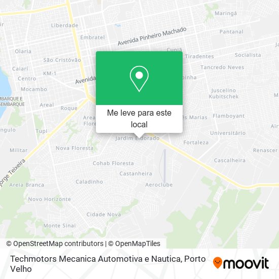 Techmotors Mecanica Automotiva e Nautica mapa