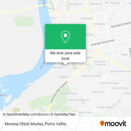 Morena Chick Modas mapa