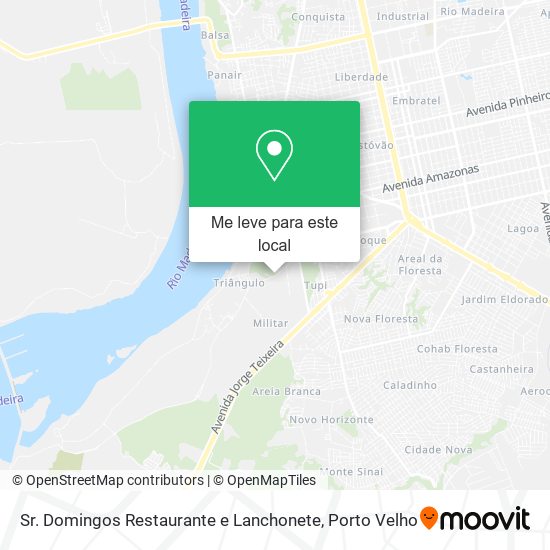 Sr. Domingos Restaurante e Lanchonete mapa