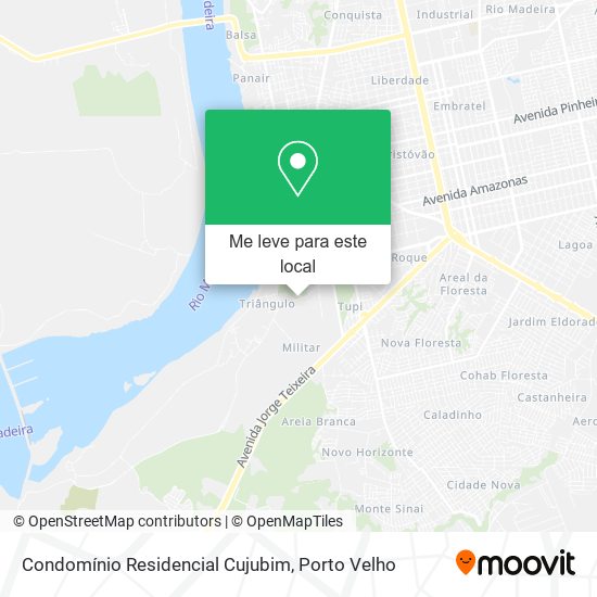 Condomínio Residencial Cujubim mapa