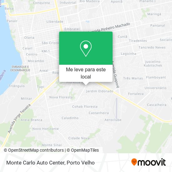 Monte Carlo Auto Center mapa