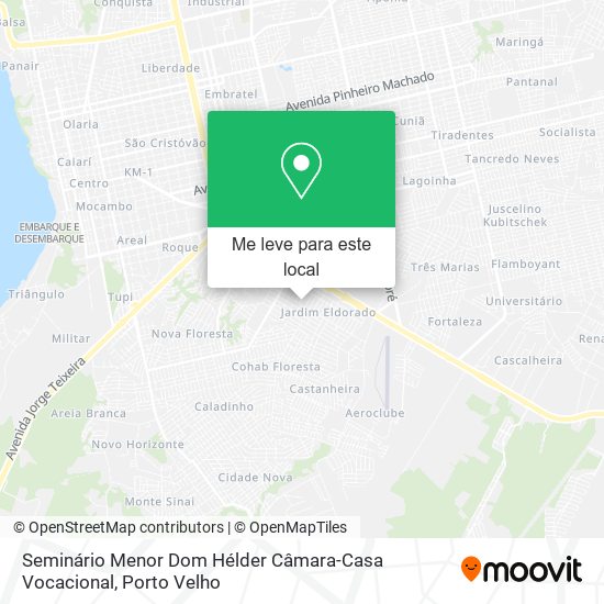 Seminário Menor Dom Hélder Câmara-Casa Vocacional mapa